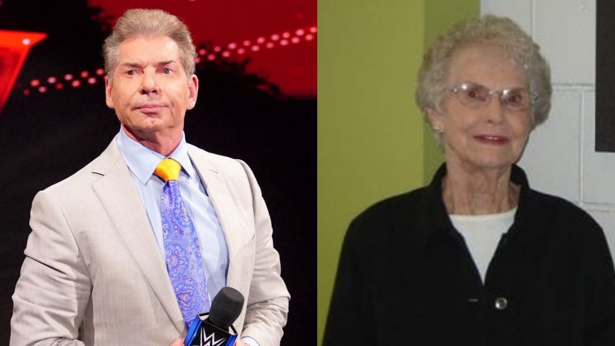 Vince McMahon and his mother Vicki Askew