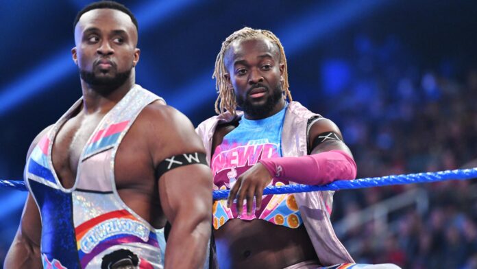 big e on kofi kingston being loved