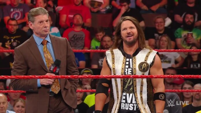 AJ Styles and Vince McMahon