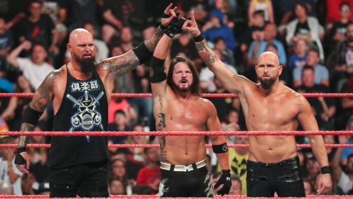 AJ Styles with The Good Brothers