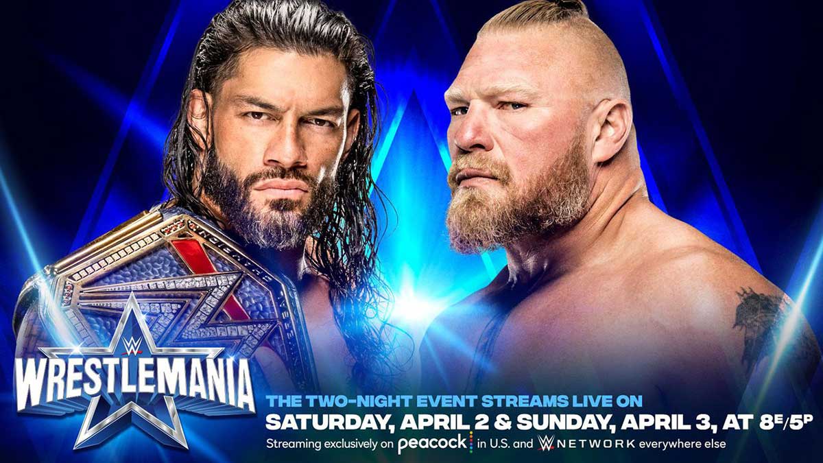 Roman Reigns Brock Lesnar WrestleMania