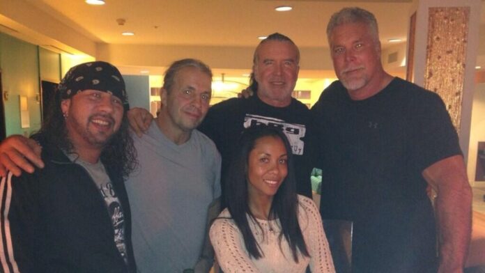 Kevin Nash, Bret Hart, Scott Hall, Sean Waltman (X-Pac)