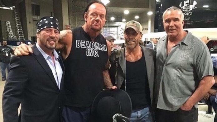 The Undertaker Scott Hall Shawn Michaels Scott Hall