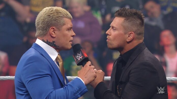 Cody Rhodes The Miz RAW 