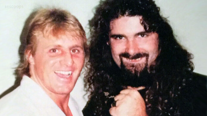 Owen Hart and Mick Foley