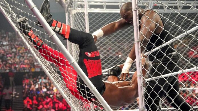 Bobby Lashley Omos Steel Cage