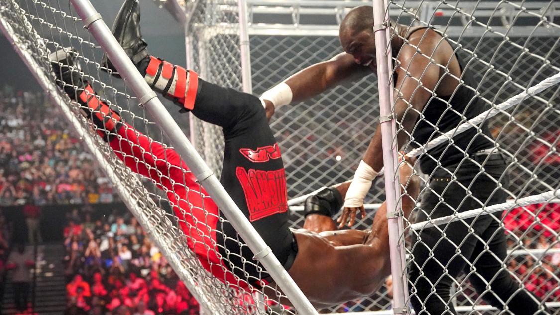 Original Plan for this week’s Steel Cage Match Between Bobby Lashley and Omos