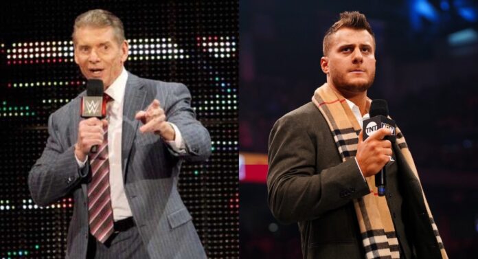 MJF and Vince McMahon