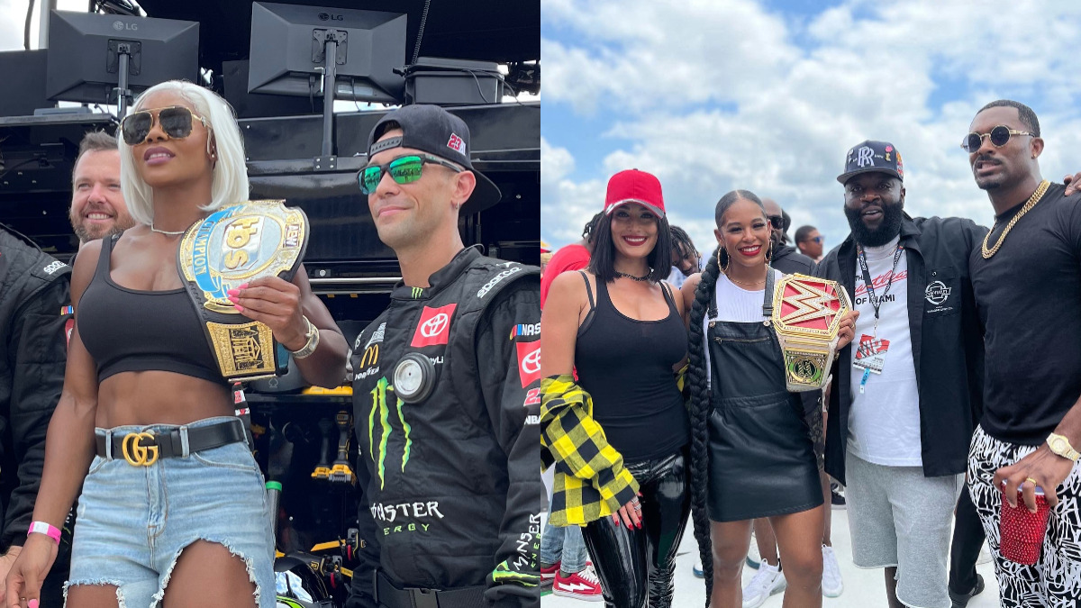 WWE And AEW Stars Attend NASCAR Event (Photos)