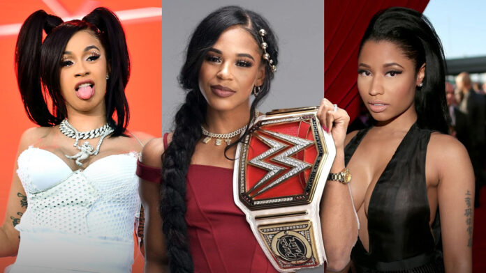 Cardi B Nicki Minaj WWE