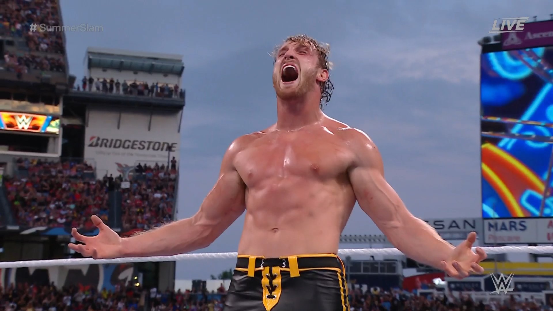 Logan Paul Wins his First Singles Match at WWE SummerSlam