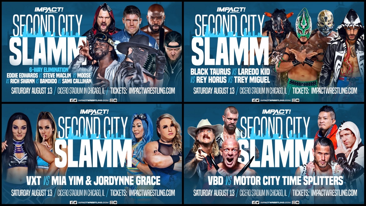 IMPACT Wrestling Second City Slamm Spoilers (Taped On 8/13)