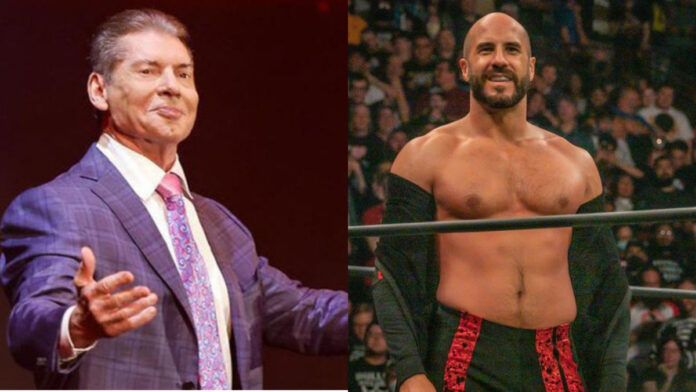 Claudio Castagnoli and Vince McMahon