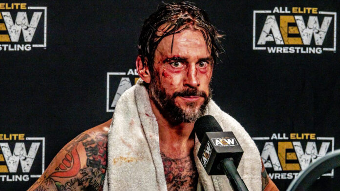 CM Punk AEW All Out Media Scrum