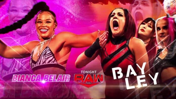 Bianca Belair & Bayley WWE RAW