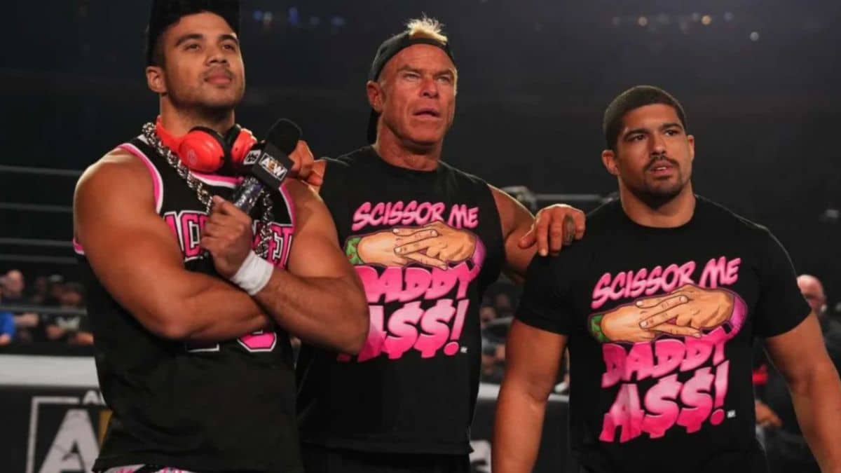 Billy Gunn and AEW Tag Team Champions The Acclaimed