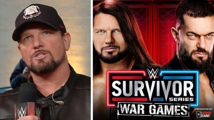 AJ Styles WWE Survivor Series WarGames