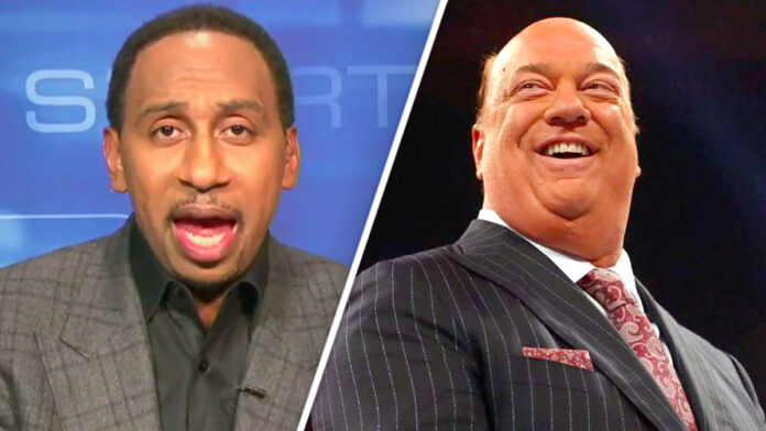 Stephen A. Smith and Paul Heyman