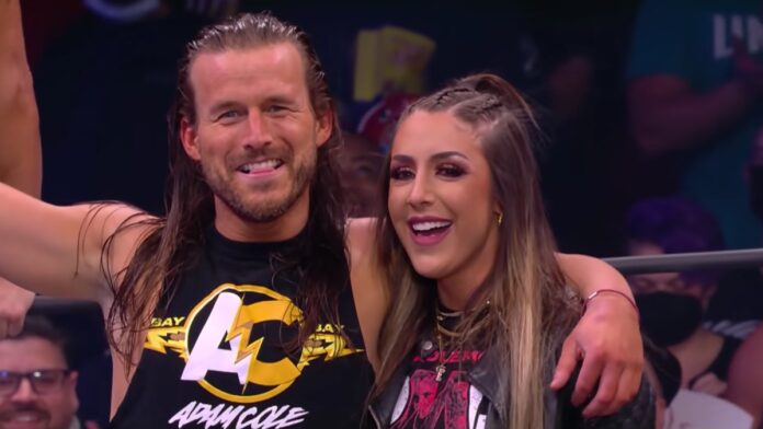 Adam Cole and Britt Baker