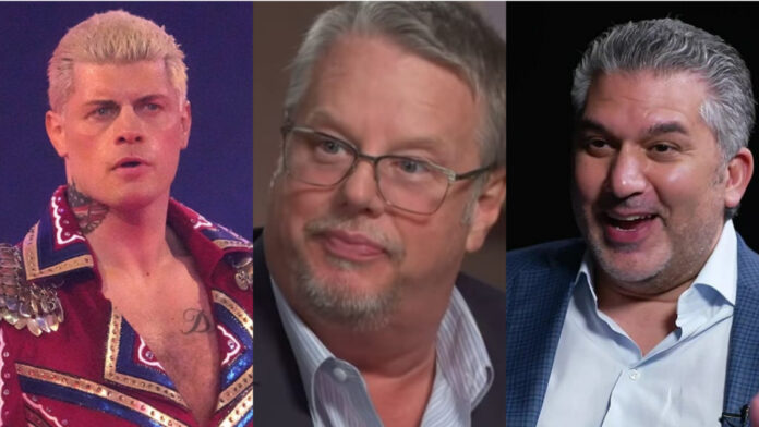 Cody Rhodes, Bruce Prichard, and Nick Khan