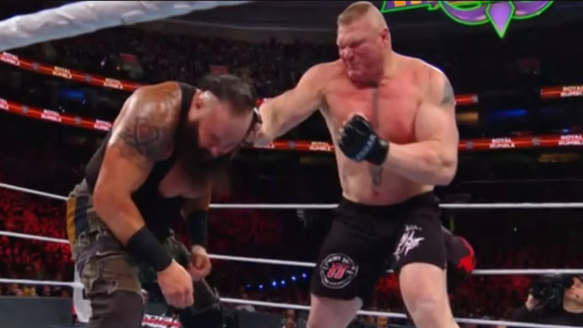 “Sh*t Got Real” – Braun Strowman Recalls Brock Lesnar Shooting on him in the Royal Rumble