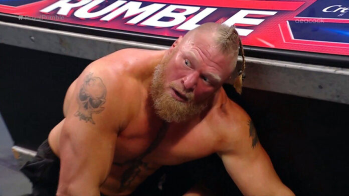 Brock Lesnar Royal Rumble Elimination