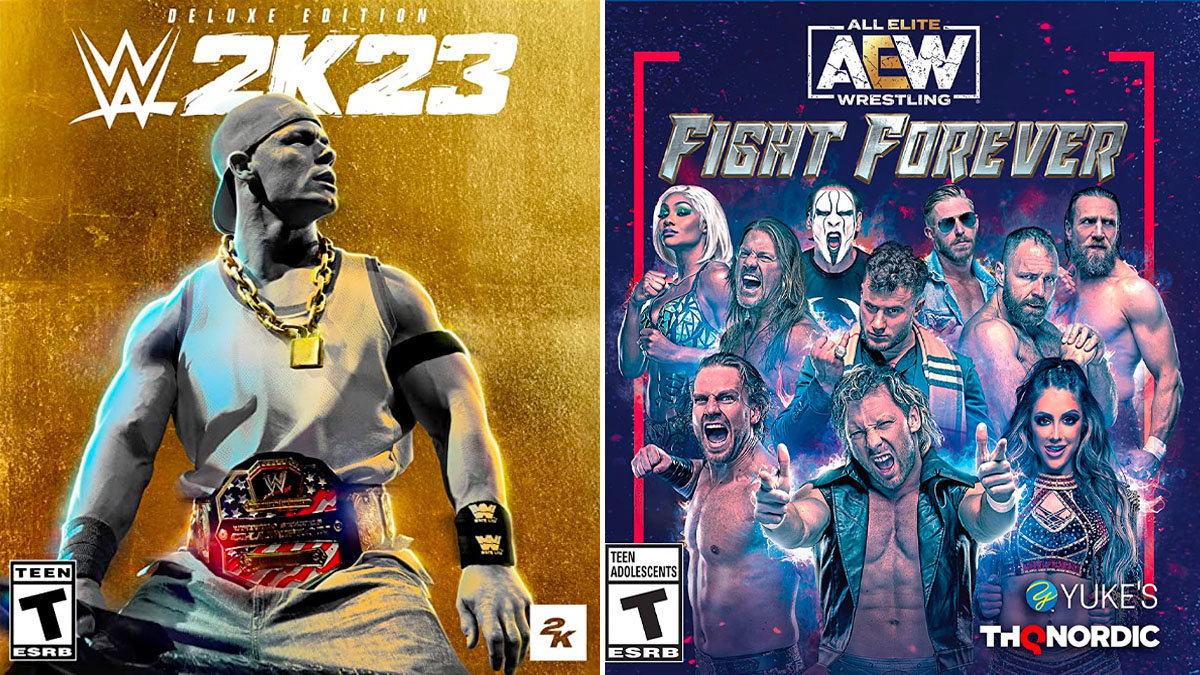 WWE 2K23 vs AEW Fight Forever