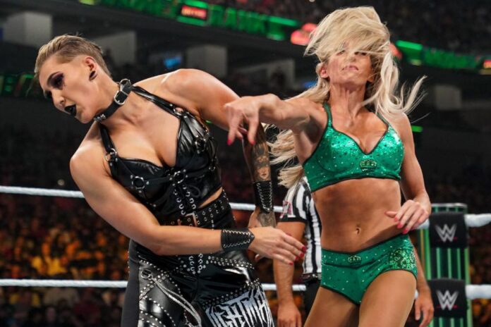 Rhea Ripley and Charlotte Flair