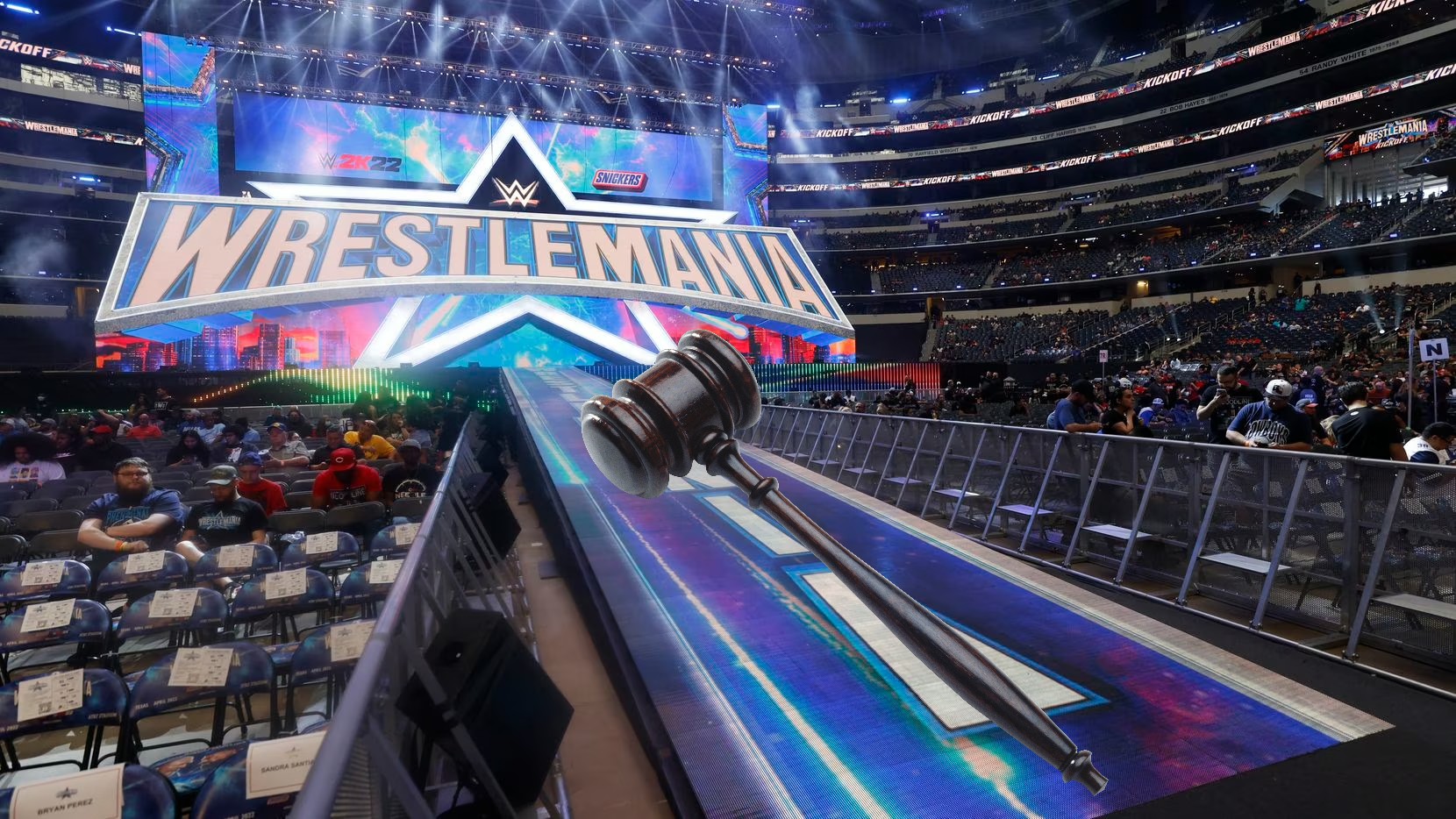 WWE Facing Fan’s Lawsuit Over WrestleMania 38 Injury