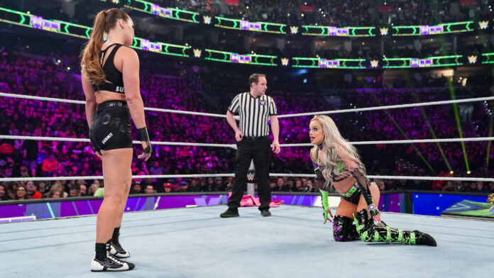 Liv Morgan lost the SmackDown Women's Championship to Ronda Rousey at Extreme Rules 2022 (Credit: WWE.com)