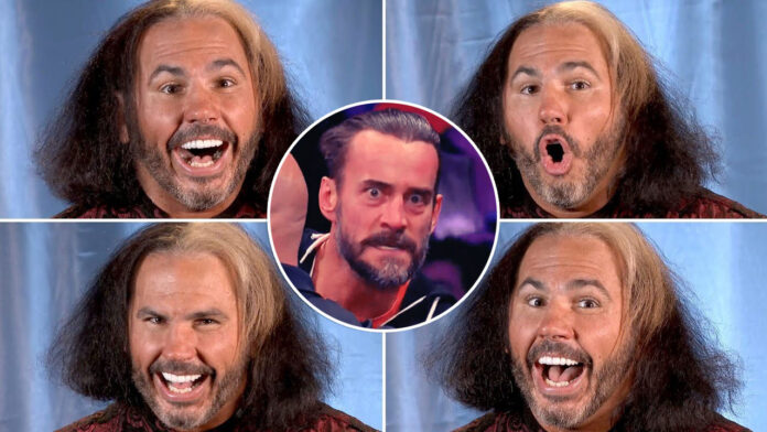 Matt Hardy Laughing CM Punk