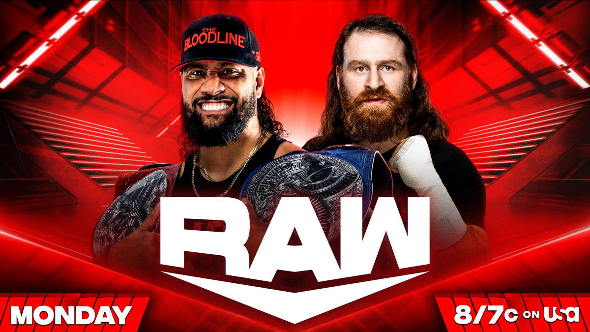 Sami Zayn Set for Bloodline Match on WWE Monday Night Raw