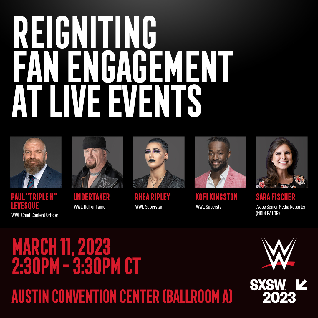 WWE Panel at SXSW Featuring Triple H, Superstars