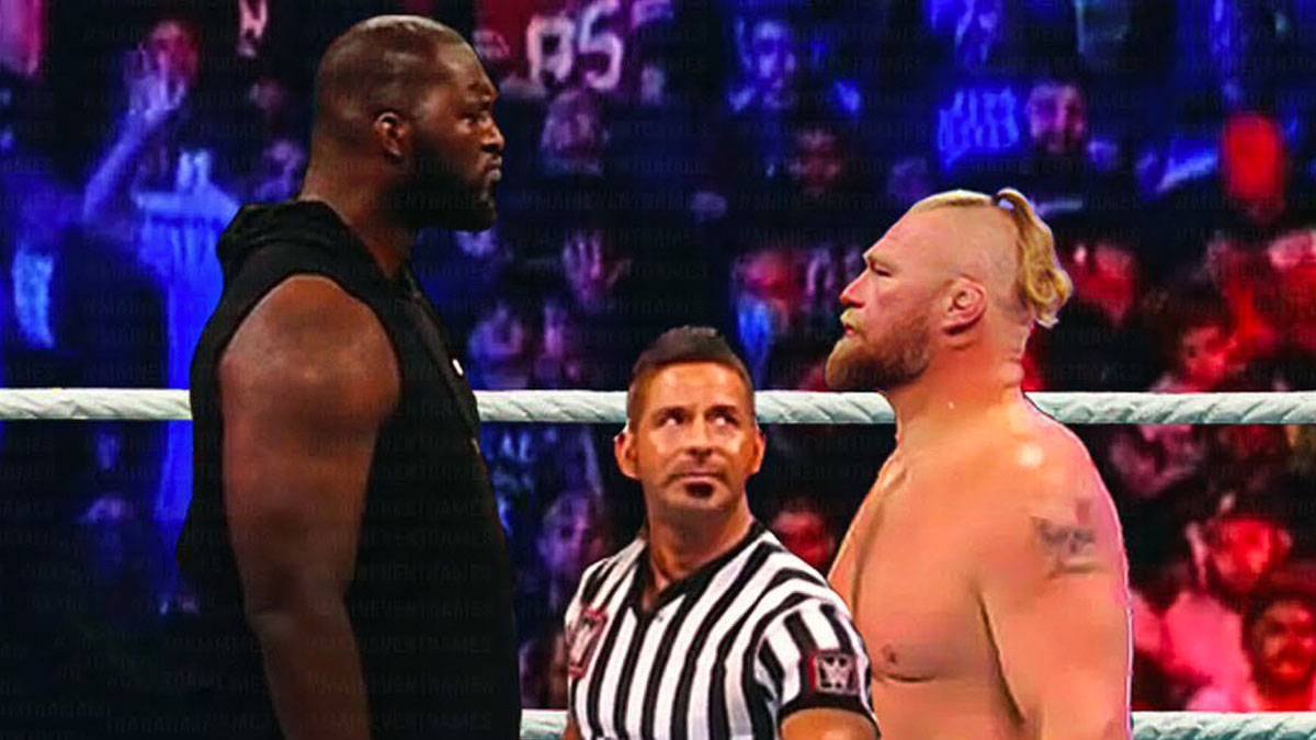 “He Has to Start Giving Back” – WWE Legend Justifies Brock Lesnar vs Omos at WrestleMania