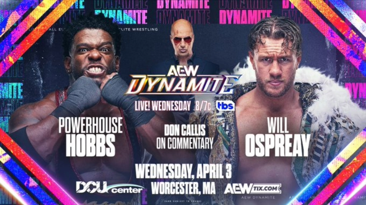 Will Ospreay vs. Powerhouse Hobbs Announced For 4/3 Episode Of AEW Dynamite