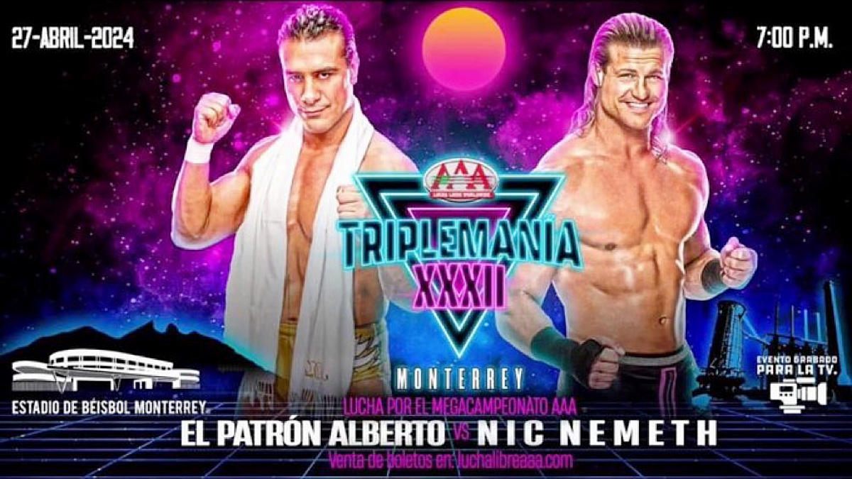 Nic Nemeth Vs. Alberto El Patron Set For Vacant AAA Mega Title At TripleMania XXXII Monterrey