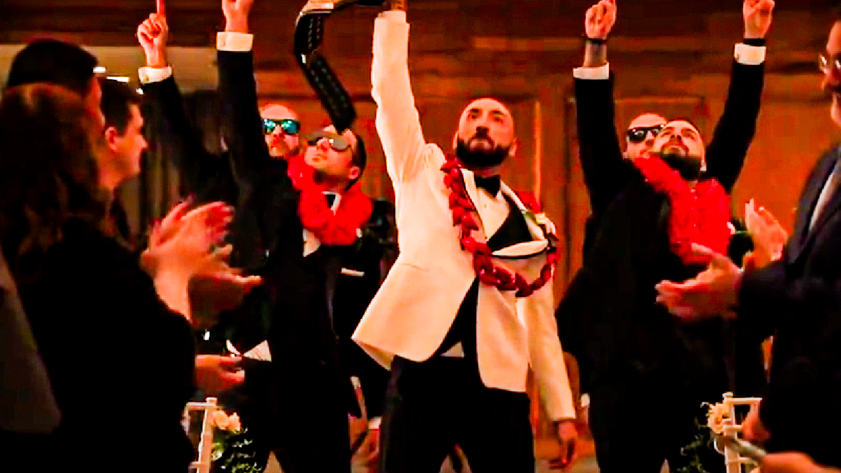 WWE Superfan’s Wedding Turns Into WrestleMania Spectacle with Bloodline Entrance