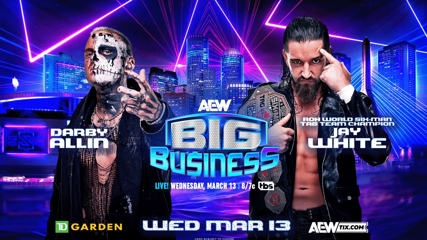 AEW Loading Up ‘Big Business’ Dynamite With Darby Allin vs Jay White