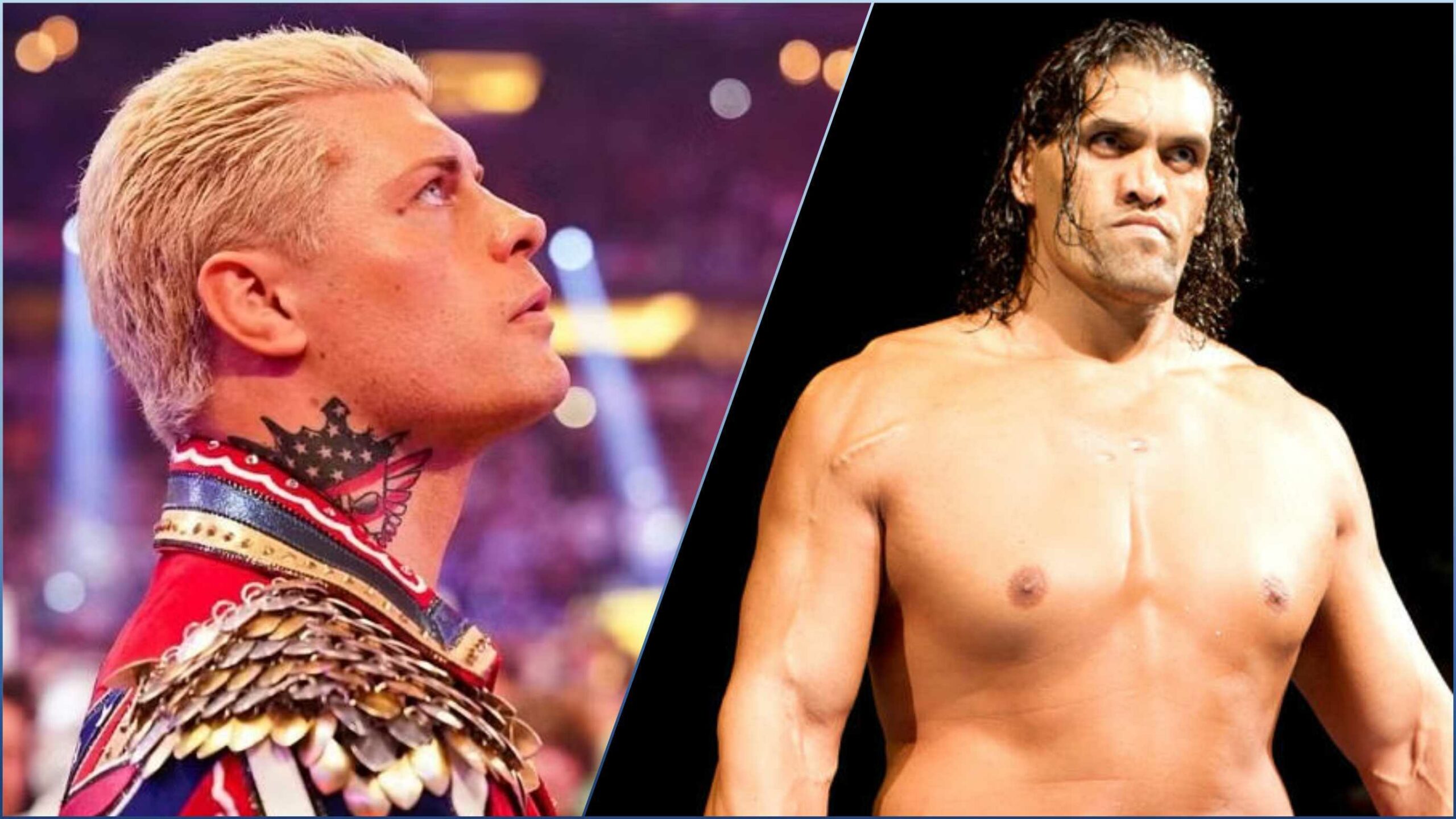 Watch: The Great Khali Rivals Cody Rhodes With New Neck Tattoo