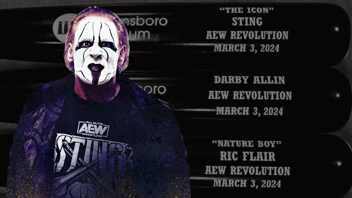 Sting, Darby Allin, Ric Flair & Others Gifted Engraved Black Baseball Bats at AEW Revolution