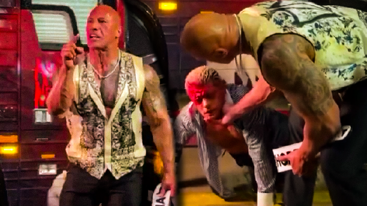 The Rock’s Brutal Beatdown On Cody Rhodes Continued After WWE RAW In New Unseen Footage