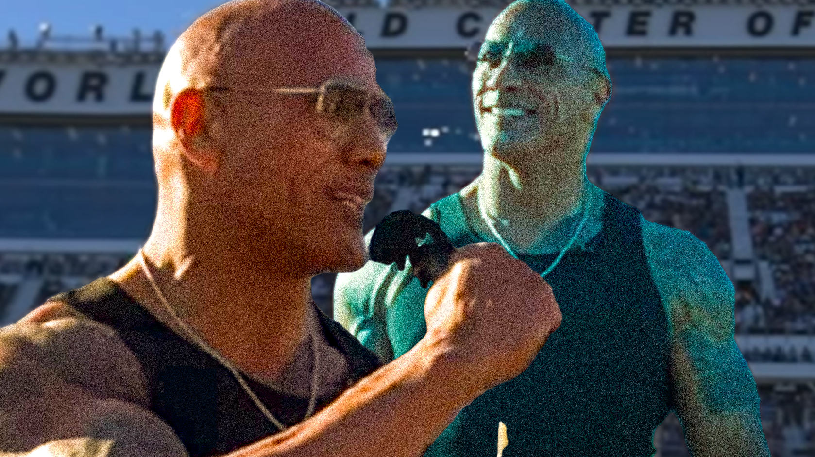 The Rock Honors Commitment, Lights Up Daytona 500 After Rain Delay