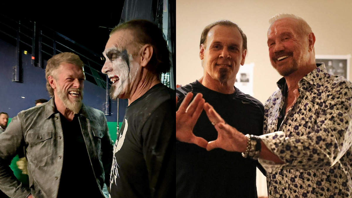 Sting Shares Unseen Photos from His Final Match and Backstage at AEW Revolution 2024