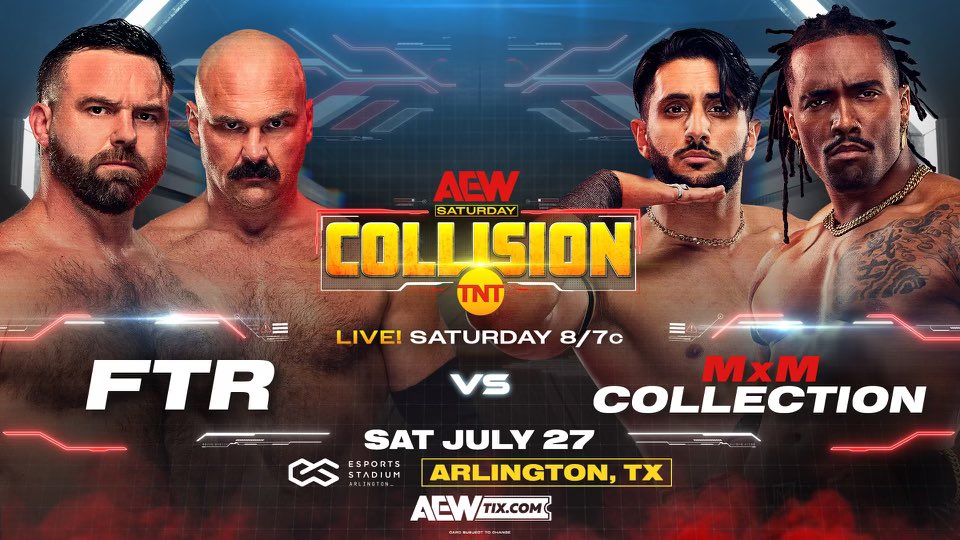 2 Former WWE Stars Debuting for AEW on 7/27 Collison