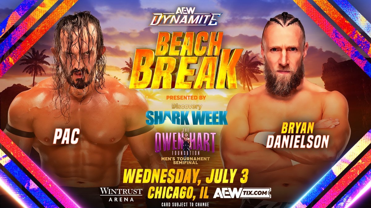 AEW Dynamite ‘Beach Break’ Preview: Bryan Danielson vs. PAC, Britt Baker & More