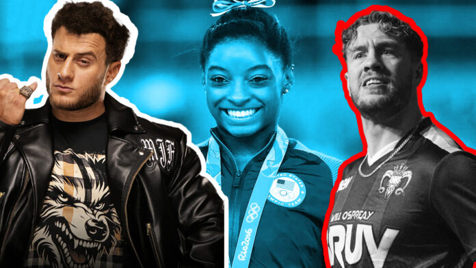 MJF Simone Biles Will Ospreay