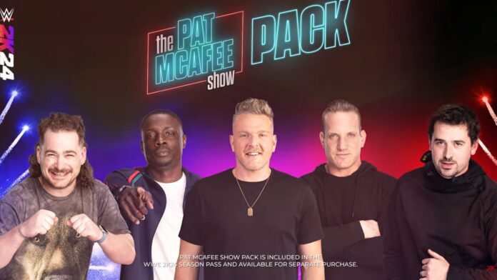 WWE 2K24 The Pat McAfee Show DLC