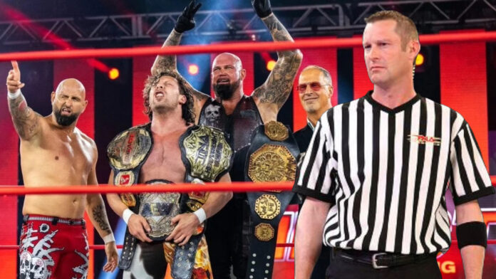 Brian Hebner on AEW/TNA partenership