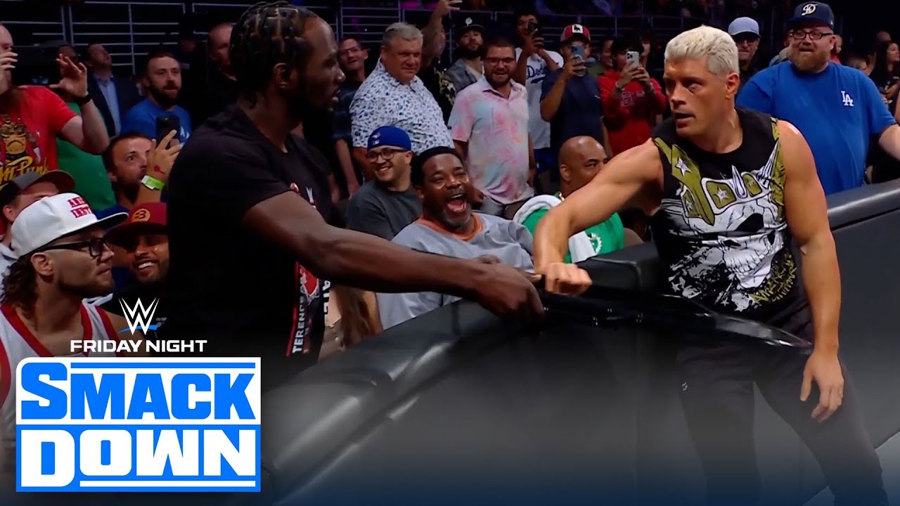 Terrence Crawford Assists Cody Rhodes At WWE SmackDown