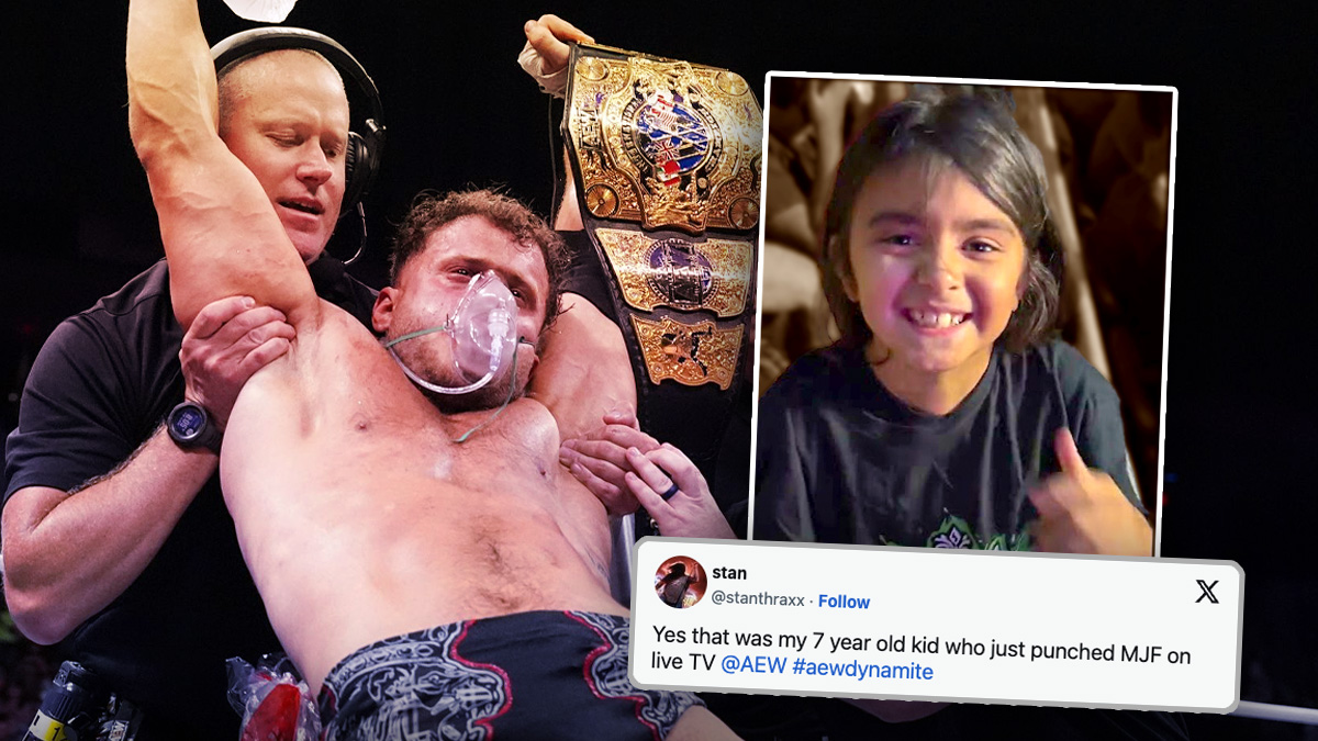 7-Year-Old Fan ‘Attacks’ MJF During Crowd Brawl at AEW Dynamite 250